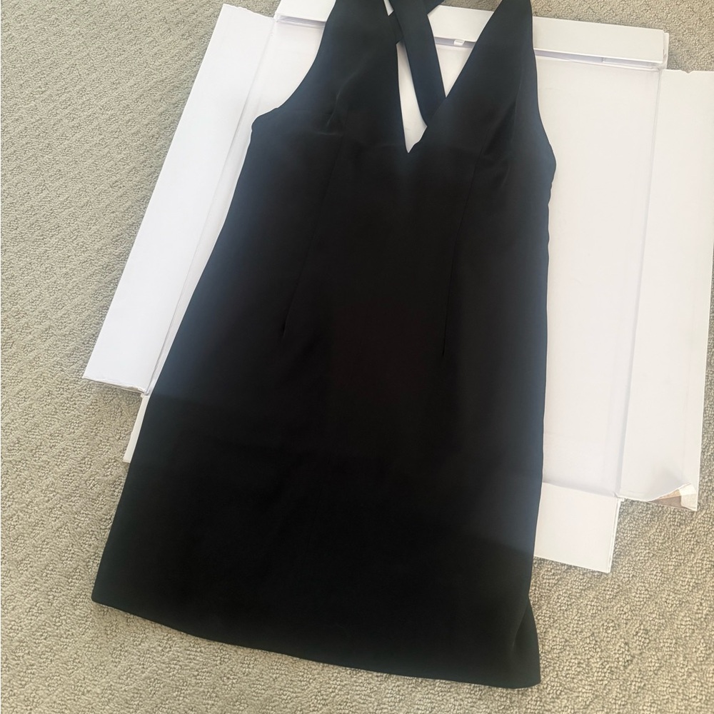 French Connection Black Backless Dress